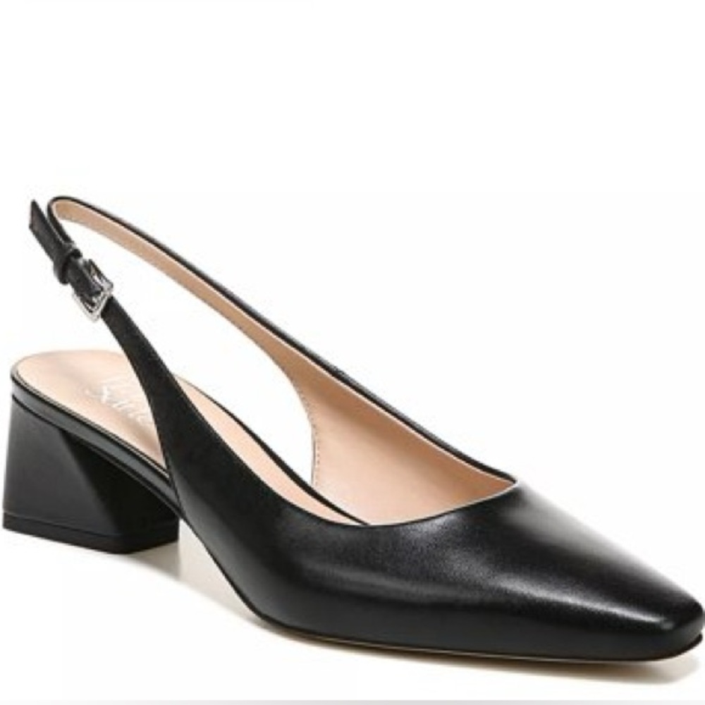 NEW! Franco Sarto Black Slingback Heels